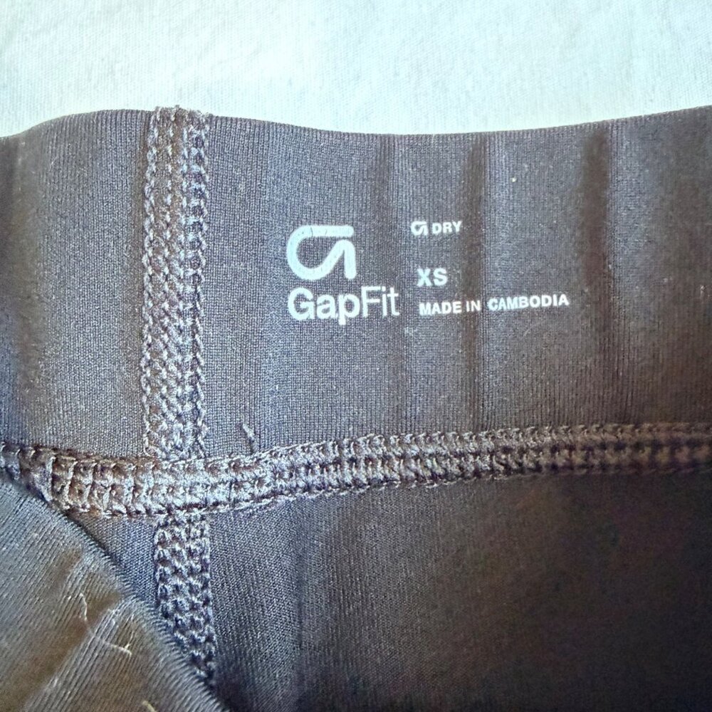 GapFit Boys XS 5 Black Skeleton Print Leggings Elastic Waistband Quick-Dry - Picture 5 of 6